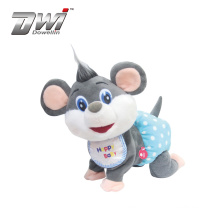 DWI Electronic Singing Dancing Plush Cute Mouse b/o Toy for Baby